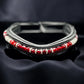 50 Shades of Red Browband - Quick Snap Loops