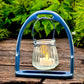 English Stirrup Candle Lights - Dark Blue
