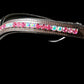 Rose & AB rhinestone concho browband with Quick Snap Ends - 16”