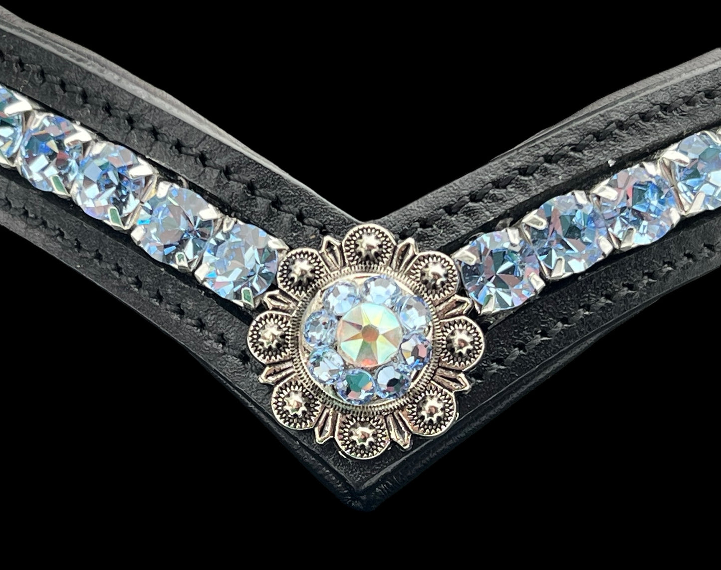 Sky is the Limit Concho Browband w/ Quick Snap Loops -15"