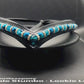 Teal & Bling Browband - Quick snap loops